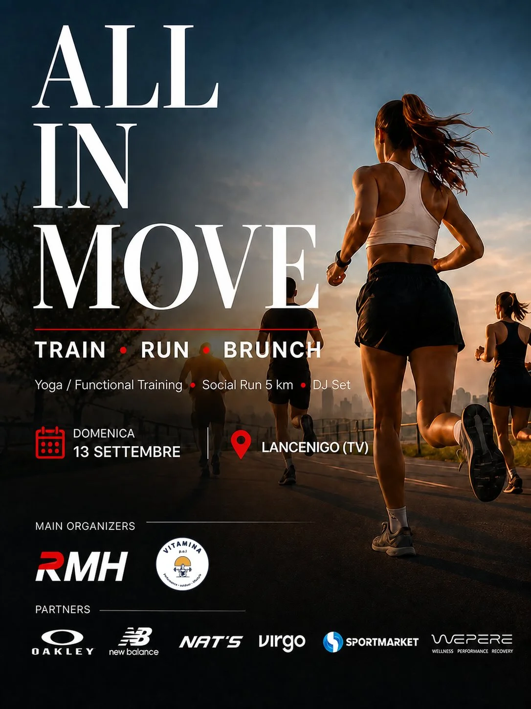 Locandina All in Move — 13 settembre 2026